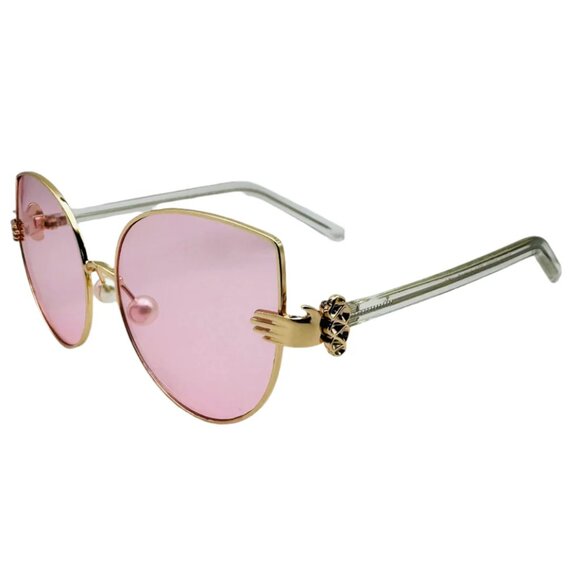 7021 | Pink Lens Cateye Sunglasses - Picture 2 of 5